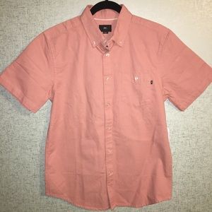 NWT Men’s Obey Button Down Short Sleeve Size M
